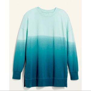 NWT Oversized Vintage Specially Dyed Tunic Sweatshirt